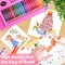 Art Supplies, 283 Pieces Drawing Set Art Kits with Trifold Easel, 2 Drawing Pads, 1 Coloring Book, Crayons, Pastels, Arts and Crafts Gifts Case for Kids Girls Boys Teens Beginners